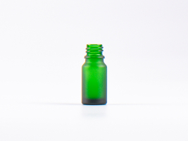 Grünglasflasche 10ml, DIN18, ohne Montur